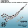 4-1 manifold designed to maximise gains at the top of the rev range