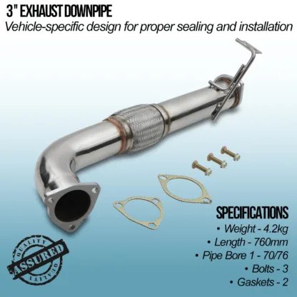 Mandrel bent and fully TIG welded for strength and durability
