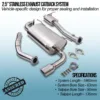 A free flowing exhaust is a great way to get the best out of the 1.8L engine