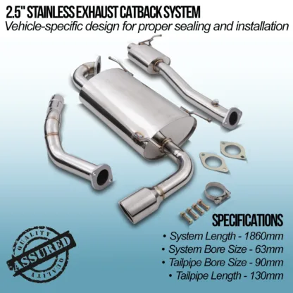 A free flowing exhaust is a great way to get the best out of the 1.8L engine