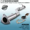 Mandrel bent and fully TIG welded for strength and durability
