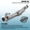 Manufactured from high quality T304 polished stainless steel