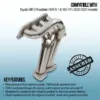 Mandrel bent and fully TIG welded for strength and durability