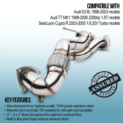 Gravity Performance decats are made to completely replace the stock catalytic converter eliminating all restrictions. Our Performance decats improve throttle response and allow for improved exhaust flow increasing power and torque.