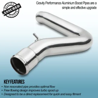 Gravity Performance Aluminium Boost Pipes are a simple and effective upgrade