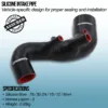 improving throttle response and overall performance. Gravity Performance silicone intake pipes are also an ideal replacement for the original hoses