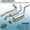 A free flowing exhaust is a great way to get the best out of the Transporter's 2.5TDI engine