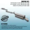 2' bore throughout for maximum gas flow