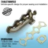 Gravity Performance Manifolds are designed to be direct replacements for OEM manifolds