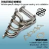 Mandrel bent and fully TIG welded for strength and durability