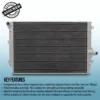 Twin aluminium core will achieve up to 30% more cooling capability than the standard radiator