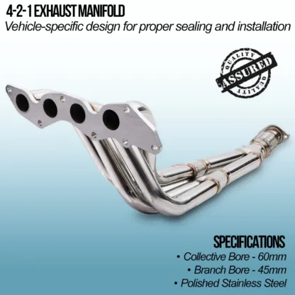 ensuring smooth installation every time. Our manifolds improve the collection of gasses from the cylinder heads