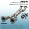 Gravity Performance Downpipes instantly increase power by allowing exhaust gasses to exit the vehicle quicker. Our Downpipes are designed to be direct replacements for OEM downpipes