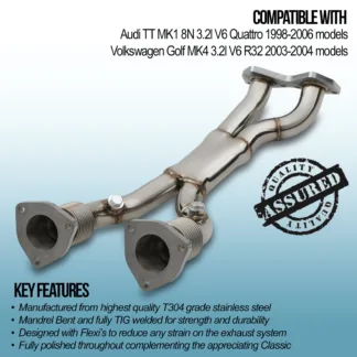 Gravity Performance Downpipes instantly increase power by allowing exhaust gasses to exit the vehicle quicker. Our Downpipes are designed to be direct replacements for OEM downpipes
