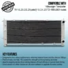 Gravity Performance Radiators are designed in house & retain OEM mounting points for a smooth installation. With thicker cores