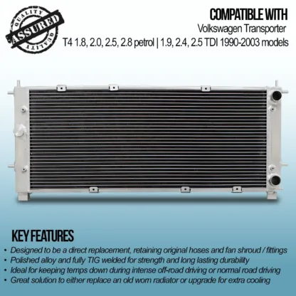 Gravity Performance Radiators are designed in house & retain OEM mounting points for a smooth installation. With thicker cores