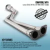 Gravity Performance sports cats are made to completely replace the stock catalytic converter reducing any restrictions. Our Performance sports cats improve throttle response and allow for improved exhaust flow