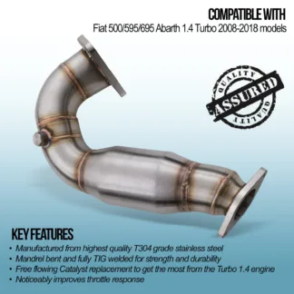 Gravity Performance sports cats instantly increase power by allowing exhaust gasses to exit the vehicle quicker. Our sports cats are designed to be direct replacements for the OEM catalytic converter