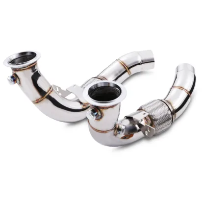 Our Gravity Performance Decat Down Pipe is designed to remove restrictions from within your OEM exhaust system