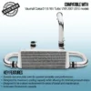 Aluminium bar and plate design intercooler core