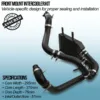 Black Intercoolers optimise heat dissipation