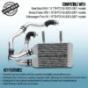 Durable bar-and-plate core for superior durability and performance