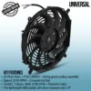 ideal for pairing with an uprated radiator for heavy road and track use. Designed with maximum cooling capabilities in mind