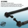 allowing greater geometric adjustment than the OEM arm and helping you achieve the perfect set up for track or road use.