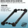 Gravity Performance drop links are fully adjustable