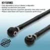 Fully adjustable to suit your desired configuration
