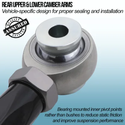 allowing greater geometric adjustment than the OEM arm and helping you achieve the perfect set up for track or road use.