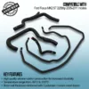 High quality silicone rubber construction for increased durability and installation