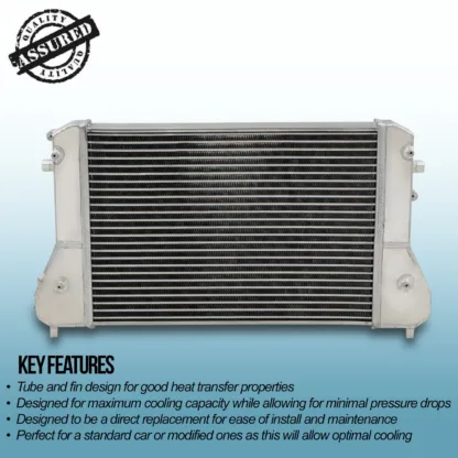 Designed for maximum cooling capacity while allowing for minimal pressure drops