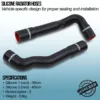 Gravity Performance silicone hoses are performance focused to provide a high-quality replacement for the OEM part whilst accommodating higher boost pressures.