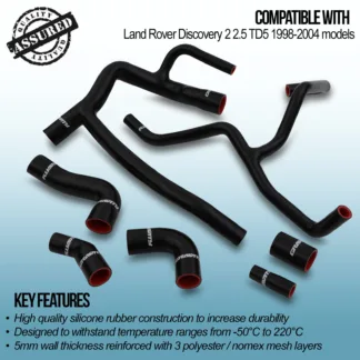 High quality silicone rubber construction to increase durability and ease of install