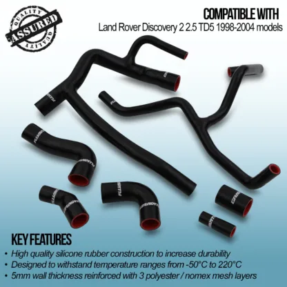 High quality silicone rubber construction to increase durability and ease of install
