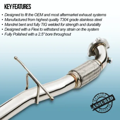 Mandrel bent and fully TIG welded for strength and durability