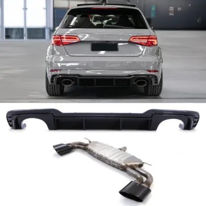 Gravity Performance rear diffusers are specifically designed to improve your Audi’s aesthetics with distinctive styling. Our rear diffusers complement your Audi’s other styling elements and pair well with our range of splitters and side skirts.