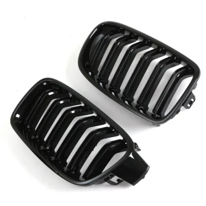 Gloss black finish to complement your BMW's paintwork