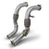 Built in flexi joint helps reduce exhaust strain