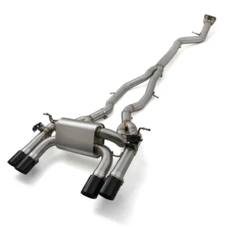 Gravity Performance exhaust systems are designed in house to fit OEM mounting points for perfect fitment to your vehicle. Our Gravity Performance exhausts greatly enhances the sound with a captivating exhaust note while also increasing performance.