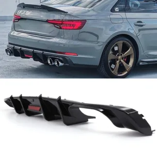Gravity Performance rear diffusers are specifically designed to improve your Audi’s aesthetics with distinctive styling. Our rear diffusers complement your Audi’s other styling elements and pair well with our range of splitters and side skirts.