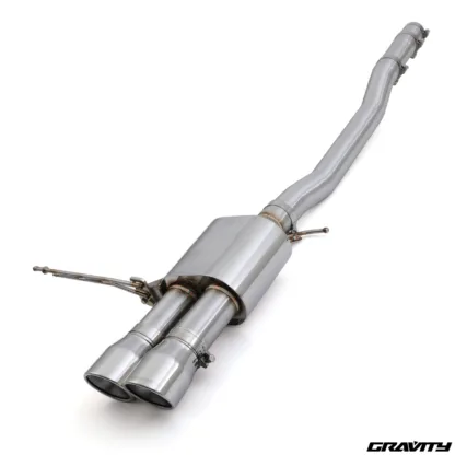 Our Gravity Performance GPF back exhaust system is designed to remove restrictions from within your OEM exhaust system