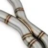 2 x 2.75' bore throughout with beautifully polished 4' tailpipes