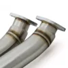 2 x 2.75' bore throughout with beautifully polished 4' tailpipes