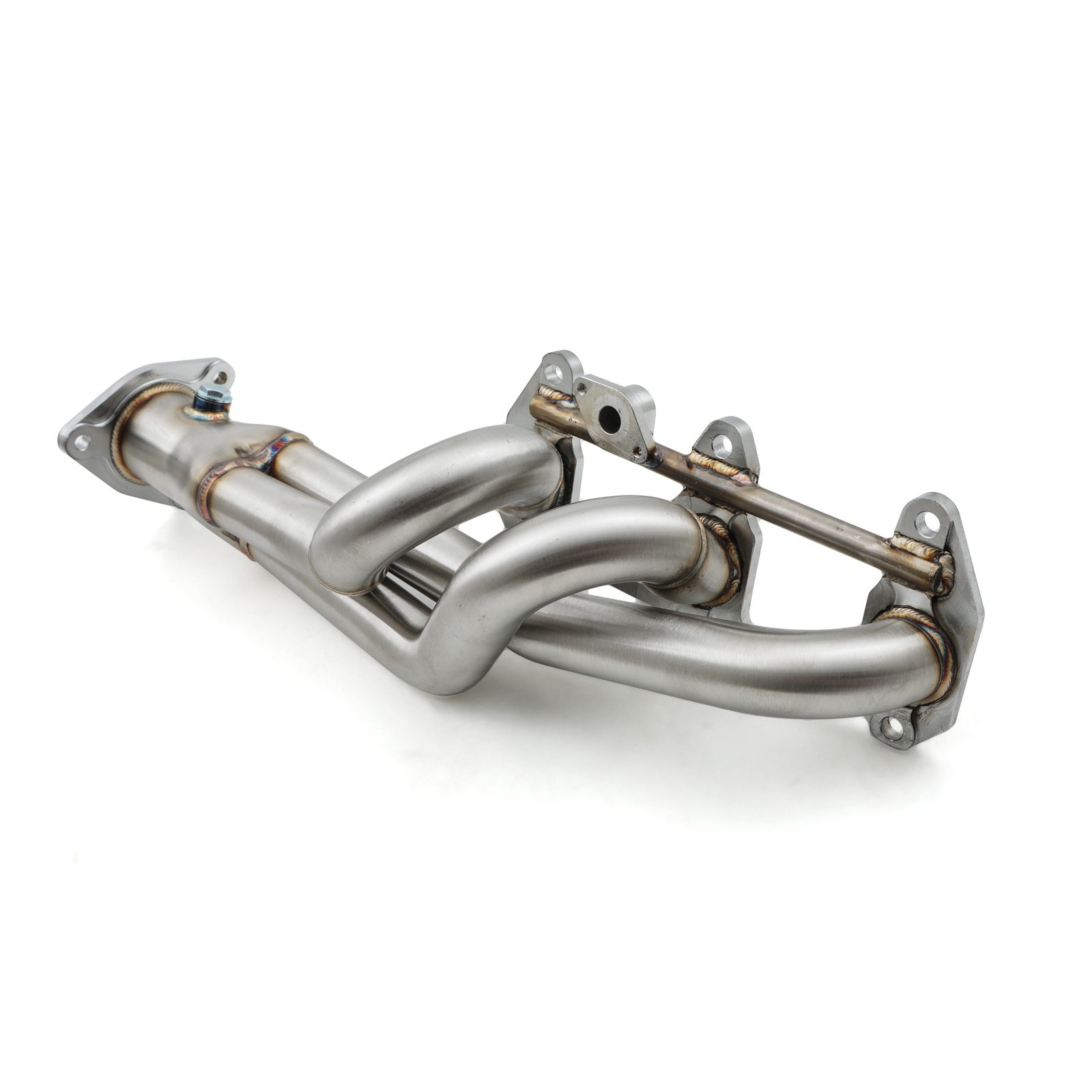 Free flowing tubular design allowing the smooth exit of exhaust gasses