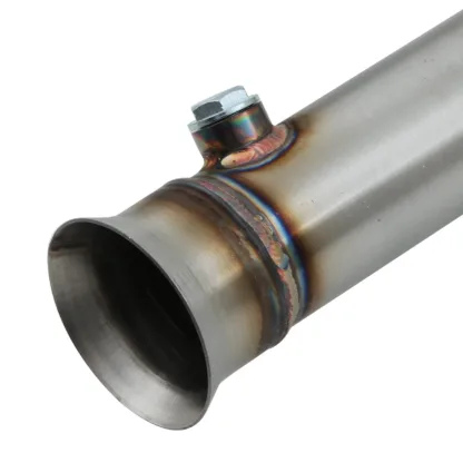 Built in flexi joint helps reduce strain on your exhaust
