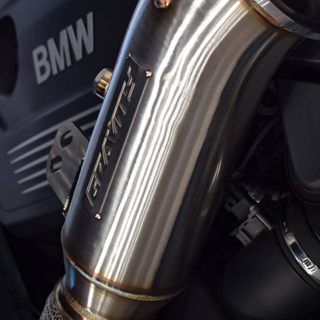 4.5' bore to maximise exhaust flow