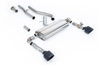 <p>Milltek Exhaust OPF/GPF Back Valved Exhaust with BLACK TAIL PIPES for Hyundai Kona N 2.0L Turbo 280ps (OPF/GPF Models) > 2022 and Later</p>